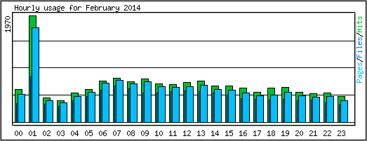 Hourly usage