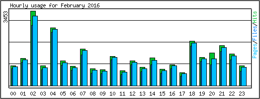 Hourly usage